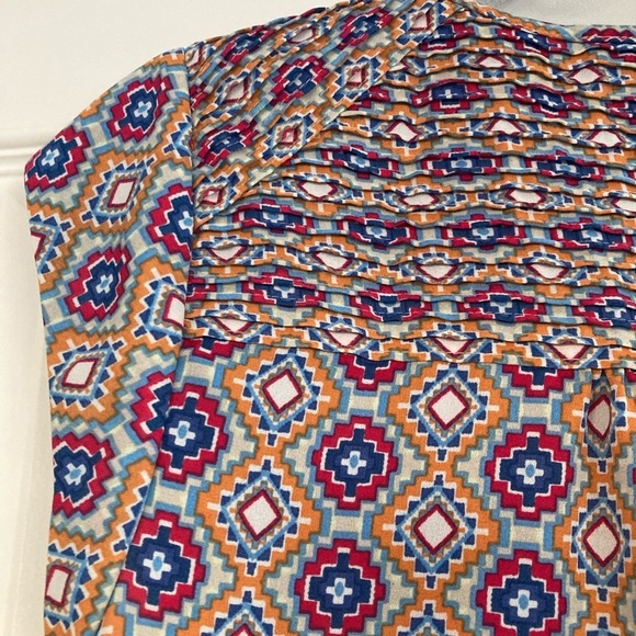 Daniel Rainn Multicolor Geometric Blouse - Picture 5 of 7